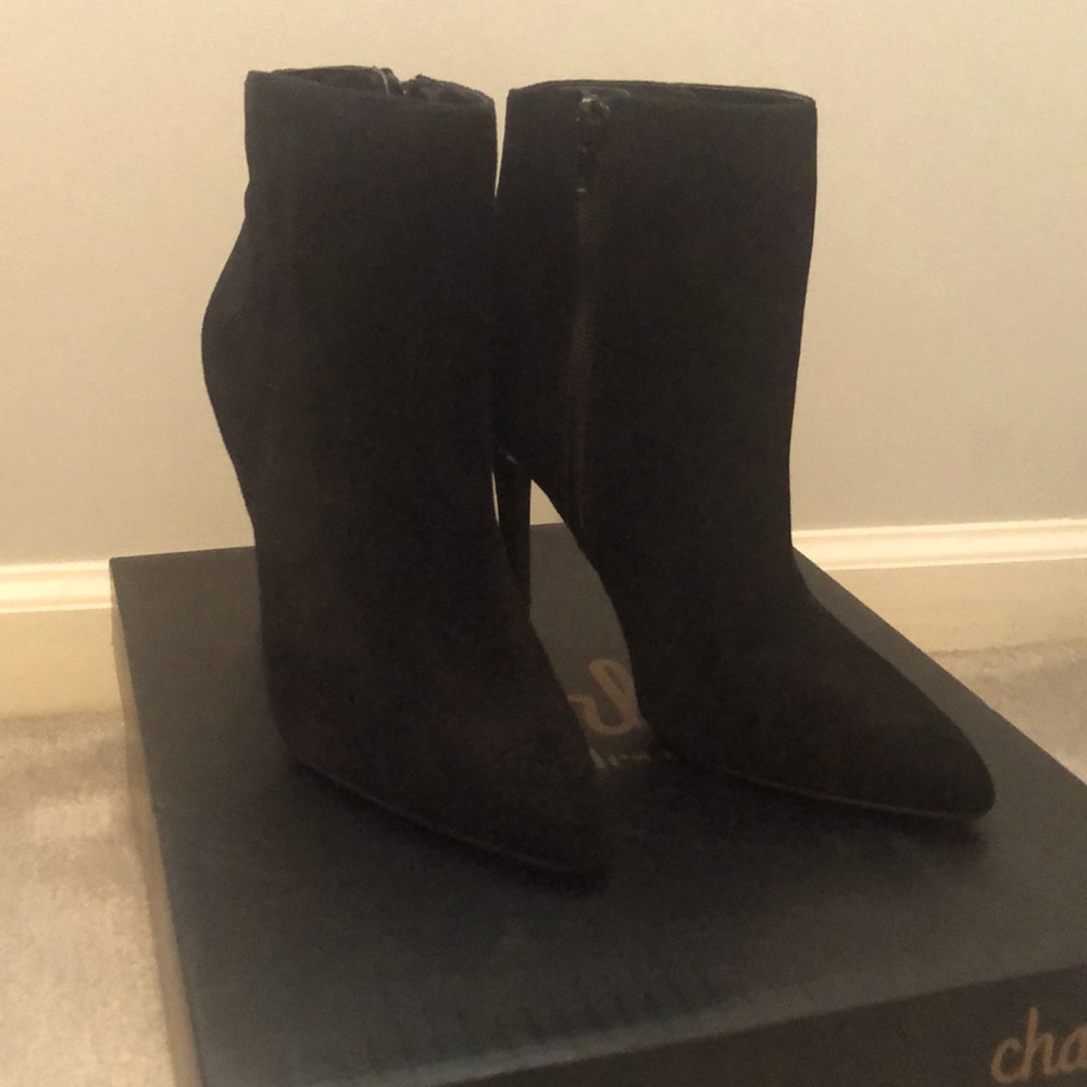 Charles by Charles David Black Suede Bootie